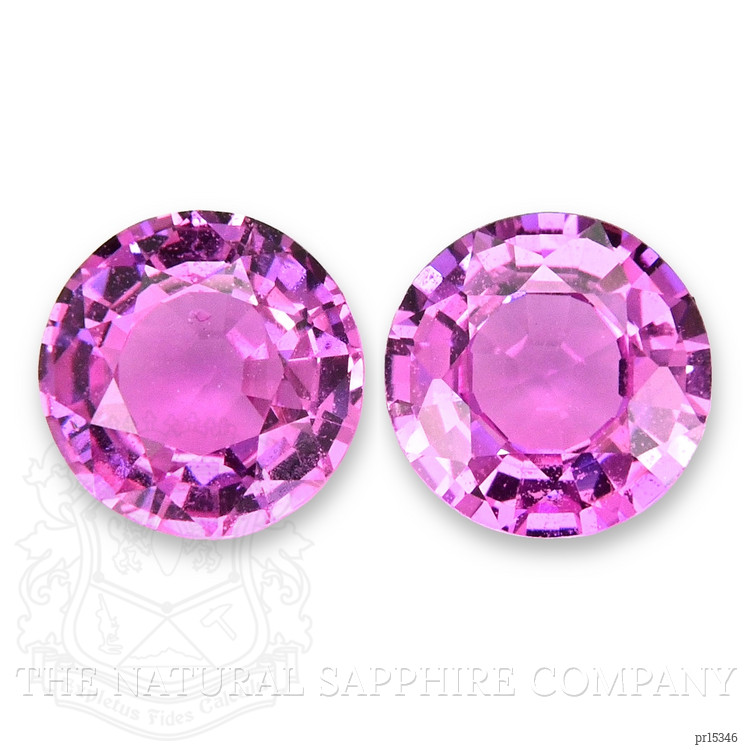 1.54 Ct.Tw. Pink Sapphire Pair from Ceylon (Sri Lanka)