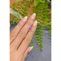 1.54&nbsp;Ct.Tw.Total Carat Weight Pink Sapphire Pair from Ceylon (Sri Lanka) Life Style