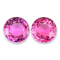 1.59&nbsp;Ct.Tw.Total Carat Weight Pink Sapphire Pair from Ceylon (Sri Lanka) Video