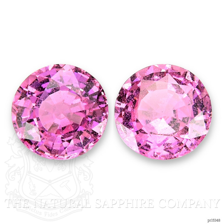 1.70 Ct.Tw. Pink Sapphire Pair from Ceylon (Sri Lanka)
