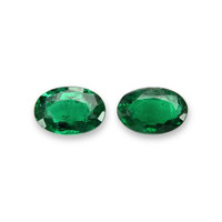 0.82&nbsp;Ct.Tw.Total Carat Weight Green Sapphire Pair from Ceylon (Sri Lanka) Video