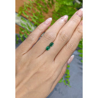 0.82&nbsp;Ct.Tw.Total Carat Weight Green Sapphire Pair from Ceylon (Sri Lanka) Life Style