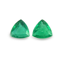 0.83&nbsp;Ct.Tw.Total Carat Weight Emerald Pair from Zambia Video