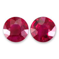 0.99&nbsp;Ct.Tw.Total Carat Weight Ruby Pair from Mozambique Video