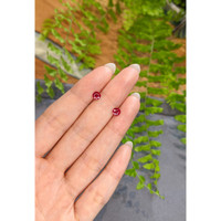 0.99&nbsp;Ct.Tw.Total Carat Weight Ruby Pair from Mozambique Life Style