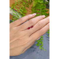 1.27&nbsp;Ct.Tw.Total Carat Weight Ruby Pair from Mozambique Life Style