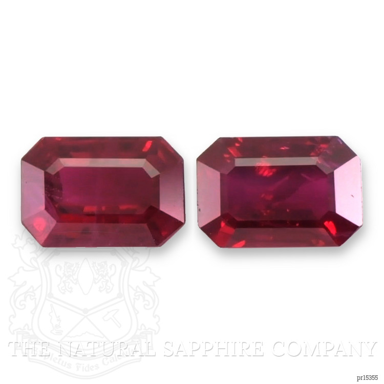 1.32 Ct.Tw. Ruby Pair from Mozambique
