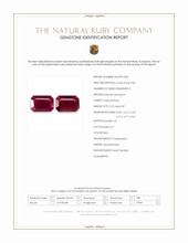 1.53&nbsp;Ct.Tw.Total Carat Weight Ruby Pair from Mozambique Scan Report