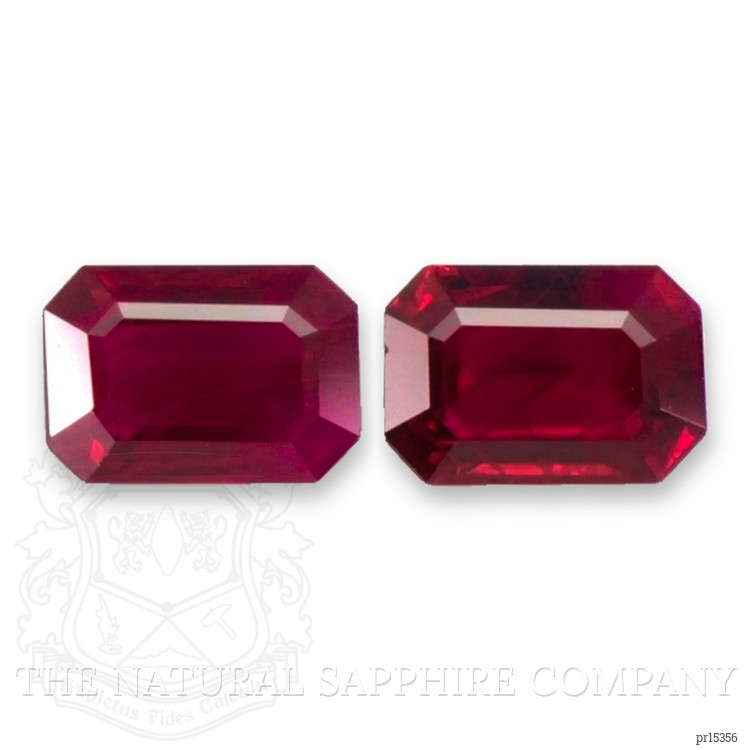 1.53 Ct.Tw. Ruby Pair from Mozambique
