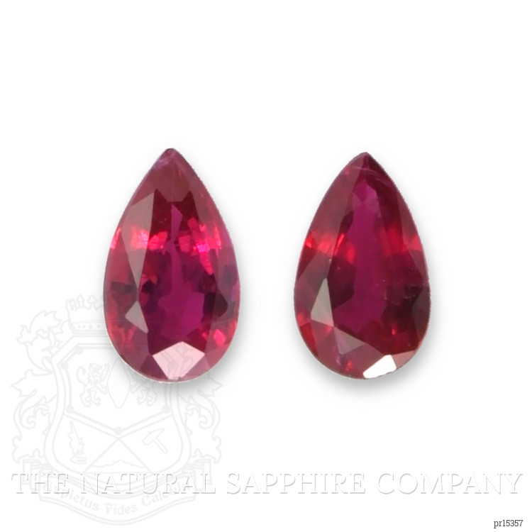 0.41 Ct.Tw. Ruby Pair from Mozambique