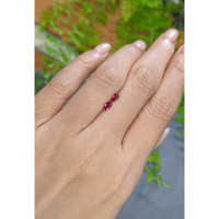 0.41&nbsp;Ct.Tw.Total Carat Weight Ruby Pair from Mozambique Life Style
