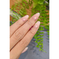 0.41&nbsp;Ct.Tw.Total Carat Weight Ruby Pair from Mozambique Life Style