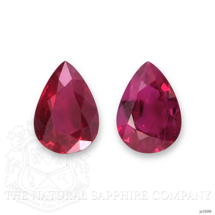 1.51 Ct.Tw. Ruby Pair from Mozambique