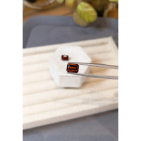 3.50 Ct.Tw.Total Carat Weight Brown Citrine Pair from Brazil Life Style