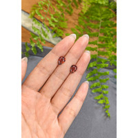 2.92&nbsp;Ct.Tw.Total Carat Weight Madeira (Reddish Orange) Citrine Pair from Brazil Life Style