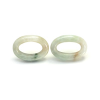 23.92&nbsp;Ct.Tw.Total Carat Weight Green Jade Pair from Burma (Myanmar) Video
