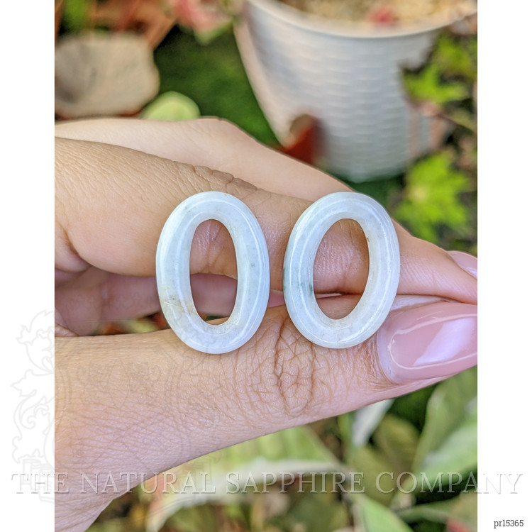 23.92 Ct.Tw. Green Jade Pair from Burma (Myanmar)