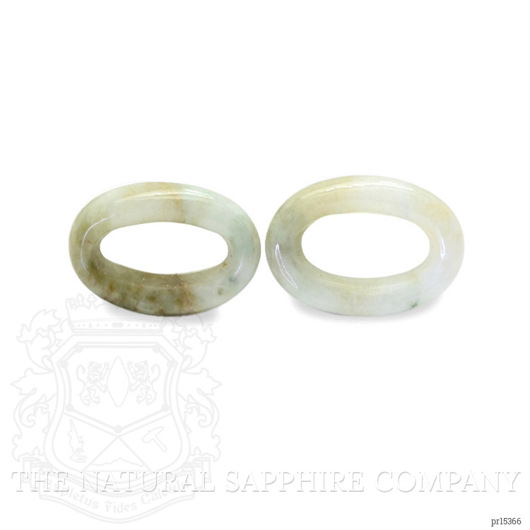 21.76 Ct.Tw. Green Jade Pair from Burma (Myanmar)