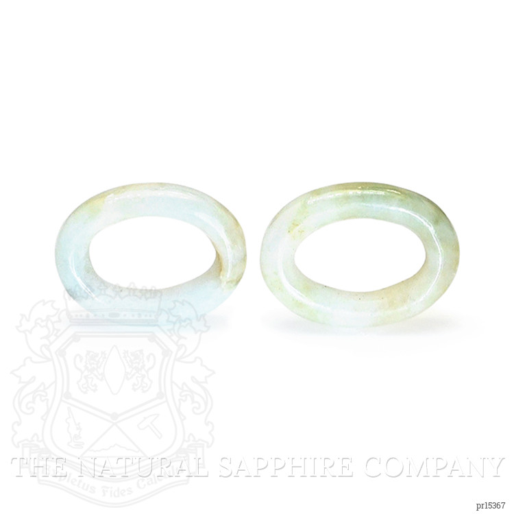 21.13 Ct.Tw. Green Jade Pair from Burma (Myanmar)