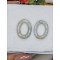 21.13&nbsp;Ct.Tw.Total Carat Weight Green Jade Pair from Burma (Myanmar) Life Style