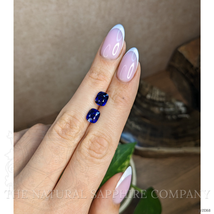 5.02 Ct.Tw. Blue Sapphire Pair from Ceylon (Sri Lanka)