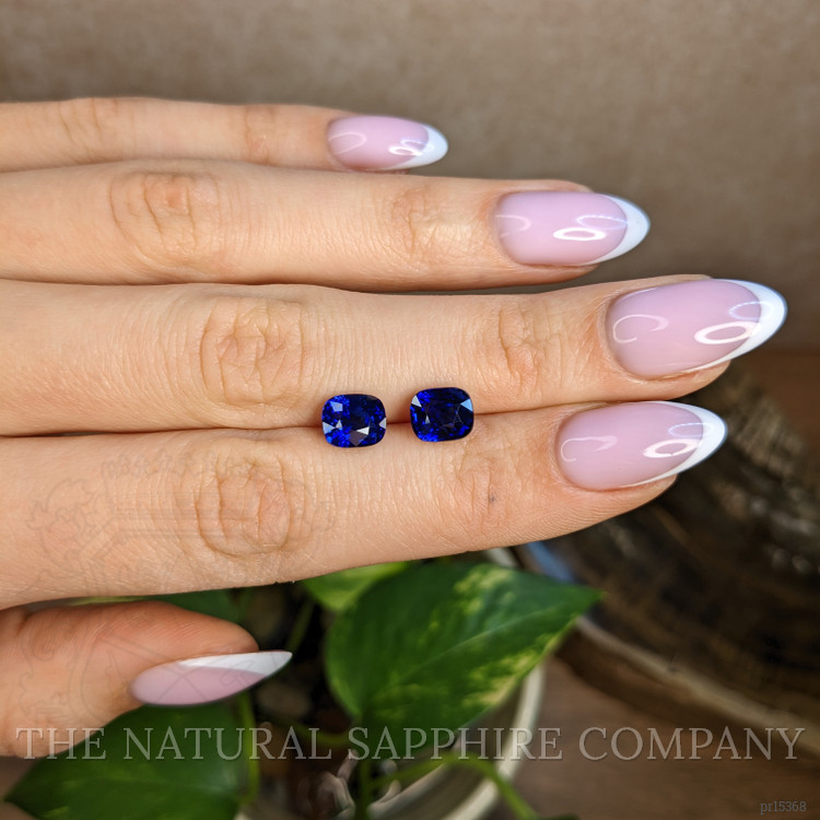 5.02 Ct.Tw. Blue Sapphire Pair from Ceylon (Sri Lanka)