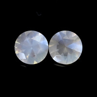 0.70&nbsp;Ct.Tw.Total Carat Weight Rainbow Moonstone Pair from Ceylon (Sri Lanka) Video