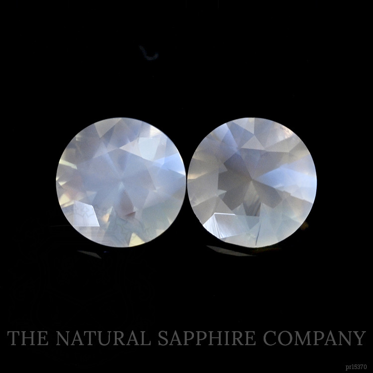 0.70 Ct.Tw. Rainbow Moonstone Pair from Ceylon (Sri Lanka)
