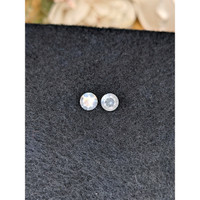 0.70&nbsp;Ct.Tw.Total Carat Weight Rainbow Moonstone Pair from Ceylon (Sri Lanka) Life Style