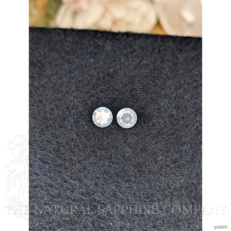0.70 Ct.Tw. Rainbow Moonstone Pair from Ceylon (Sri Lanka)