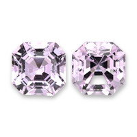 8.86 Ct.Tw.Total Carat Weight Pink Kunzite Pair from Afghanistan Video