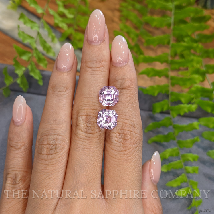 8.86 Ct.Tw. Pink Kunzite Pair from Afghanistan