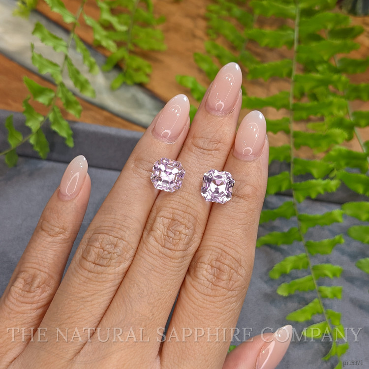 8.86 Ct.Tw. Pink Kunzite Pair from Afghanistan
