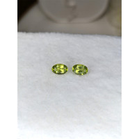 0.99&nbsp;Ct.Tw.Total Carat Weight Yellowish Green Peridot Pair from Pakistan Life Style