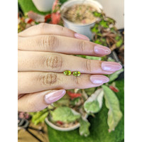 0.97&nbsp;Ct.Tw.Total Carat Weight Yellowish Green Peridot Pair from Pakistan Life Style