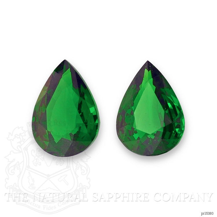 4.37 Ct.Tw. Tsavorite Garnet Pair from Tanzania