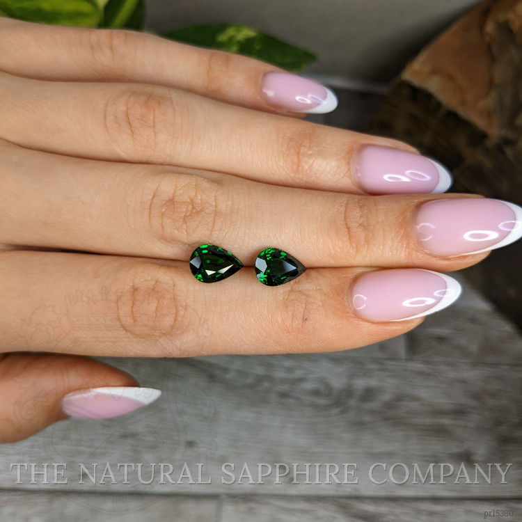 4.37 Ct.Tw. Tsavorite Garnet Pair from Tanzania