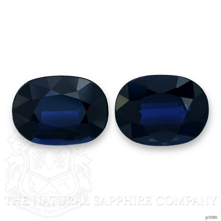 4.06 Ct.Tw. Blue Sapphire Pair from Ceylon (Sri Lanka)