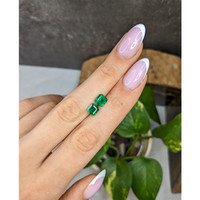 1.90 Ct.Tw.Total Carat Weight Emerald Pair from Colombia Life Style