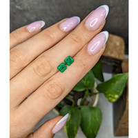 1.90 Ct.Tw.Total Carat Weight Emerald Pair from Colombia Life Style