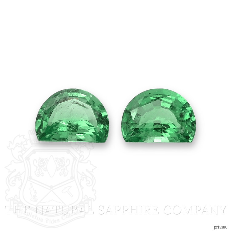 1.00 Ct.Tw. Emerald Pair from Colombia