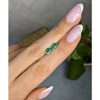 1.00&nbsp;Ct.Tw.Total Carat Weight Emerald Pair from Colombia Life Style