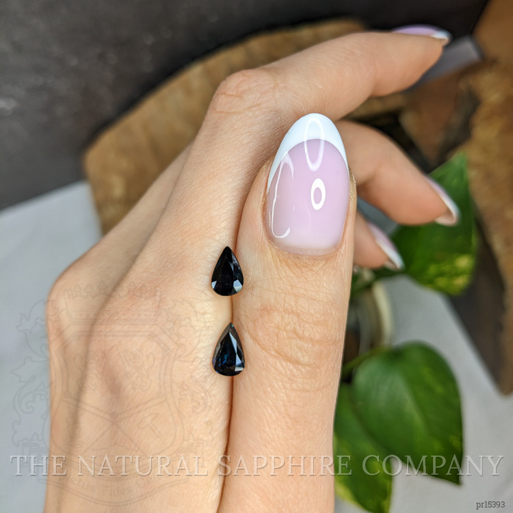 2.41 Ct.Tw. Blue Sapphire Pair from Australia