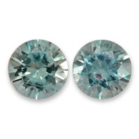 0.39&nbsp;Ct.Tw.Total Carat Weight Bluish Green Sapphire Pair from Montana Video
