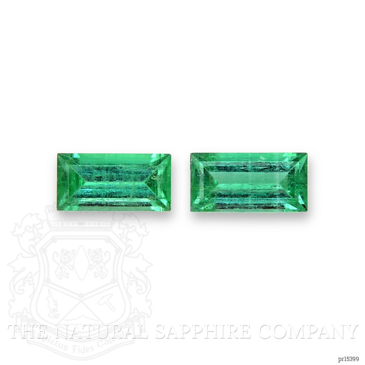 0.55 Ct.Tw. Emerald Pair from Afghanistan