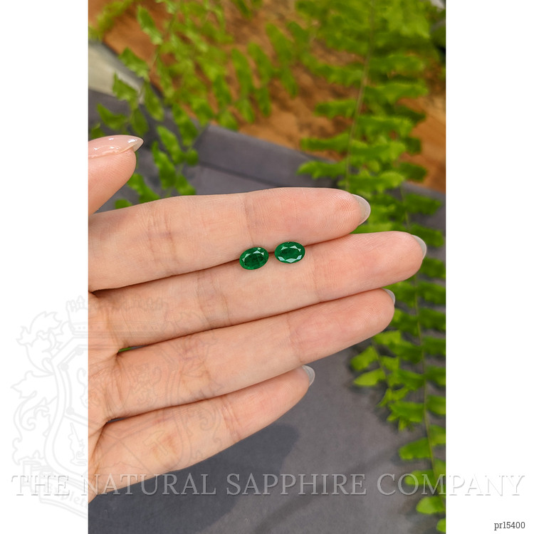 1.26 Ct.Tw. Emerald Pair from Afghanistan