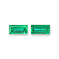 0.57&nbsp;Ct.Tw.Total Carat Weight Emerald Pair from Afghanistan Video