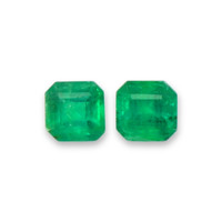 0.34&nbsp;Ct.Tw.Total Carat Weight Emerald Pair from Afghanistan Video