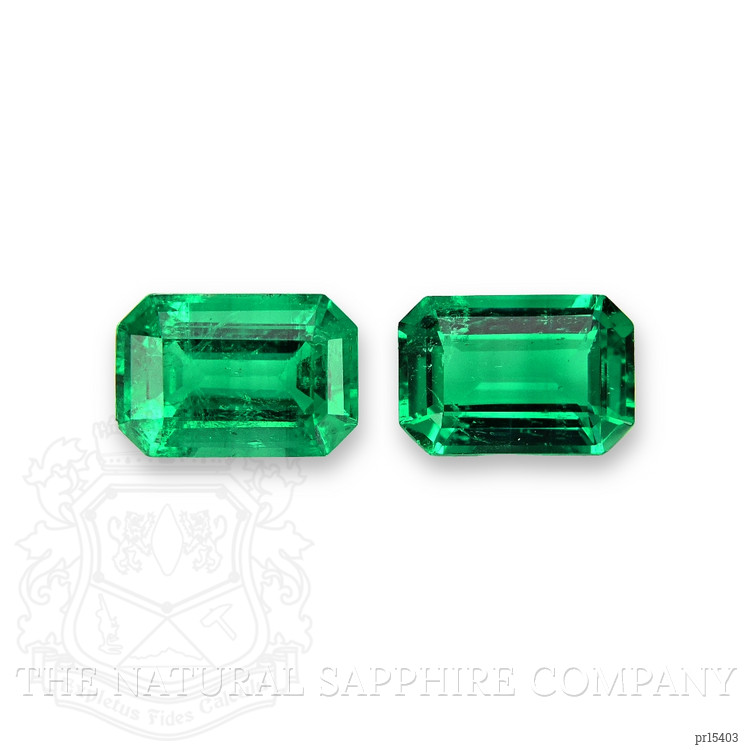 1.10 Ct.Tw. Emerald Pair from Afghanistan