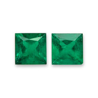0.58 Ct.Tw.Total Carat Weight Emerald Pair from Afghanistan Video